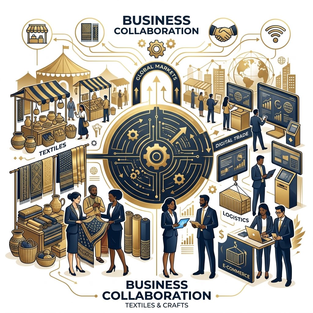 Business collaboration trade